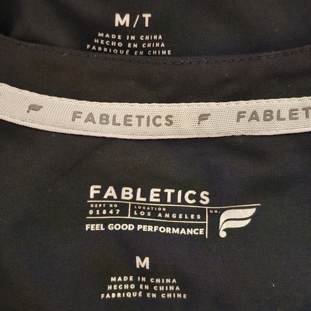 Black Scrubs M MT Fabletics